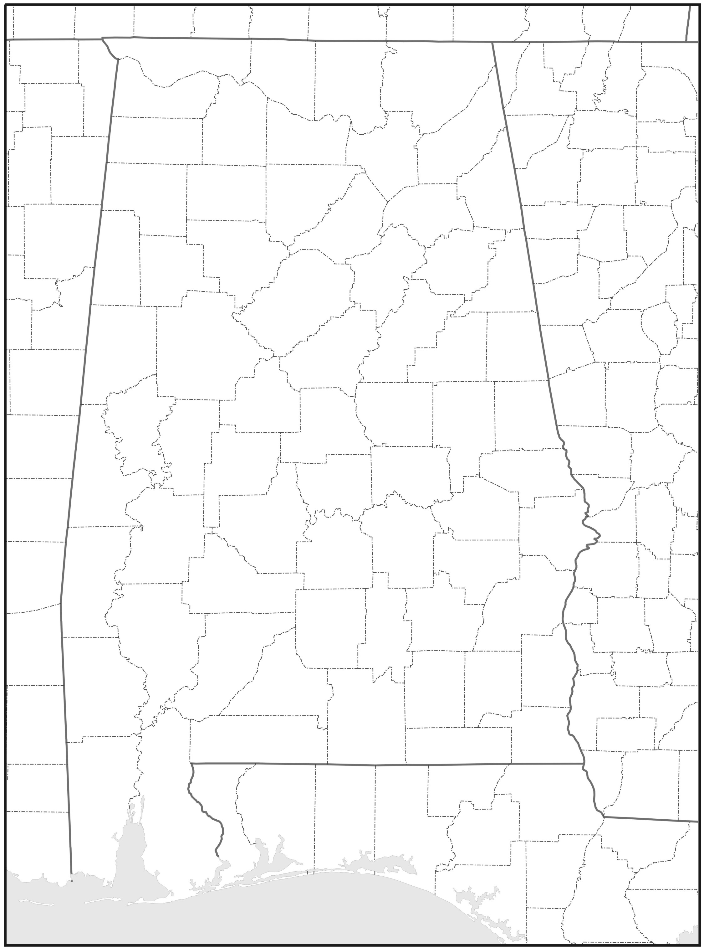 FREE MAP OF ALABAMA